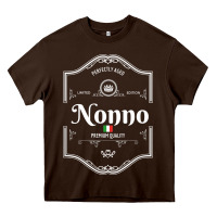 Chocolate Brown perfectly aged premium quality italian nonno shirt Heavy Core Tee - linhVisuals