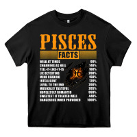 Black pisces facts t shirt pisces birthday gifts Heavy Core Tee - linhVisuals