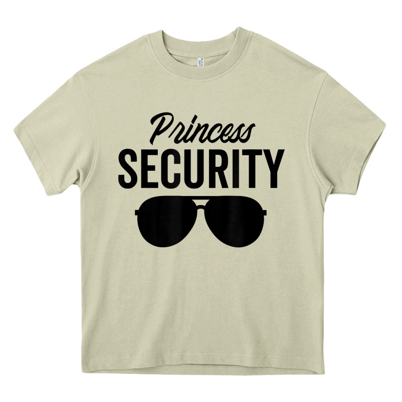 Princess Security Dad Boyfriend Husband Pregnancy T Shirt Heavy Core Tee by linhVisuals | Teevron