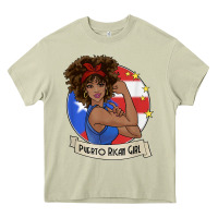 Puerto Rican Girl Strong T Shirt Puerto Rico Pride Boricua Heavy Core Tee | Teevron