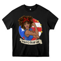 Black puerto rican girl strong t shirt puerto rico pride boricua Heavy Core Tee - linhVisuals