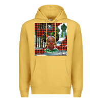 Antique Gold Christmas African girl Premium Hoodie - BarkalooDesign