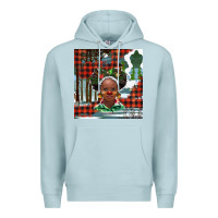 Blue Mist Christmas African girl Premium Hoodie - BarkalooDesign