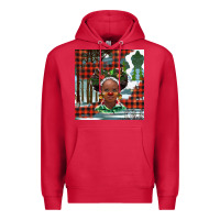 Cardinal Christmas African girl Premium Hoodie - BarkalooDesign
