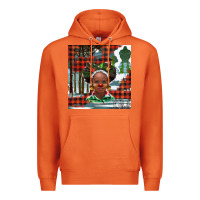 Carrot Christmas African girl Premium Hoodie - BarkalooDesign