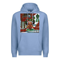 Colony Blue Christmas African girl Premium Hoodie - BarkalooDesign