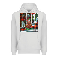 Dove Grey Christmas African girl Premium Hoodie - BarkalooDesign