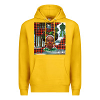 Lemon Christmas African girl Premium Hoodie - BarkalooDesign