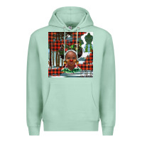 Seafoam Christmas African girl Premium Hoodie - BarkalooDesign