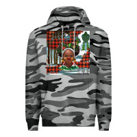 Slate Camo Christmas African girl Premium Hoodie - BarkalooDesign
