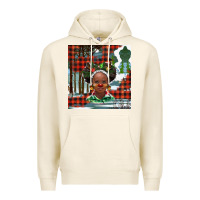 Tofu Christmas African girl Premium Hoodie - BarkalooDesign