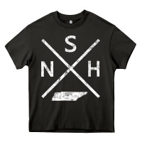 Asphalt vintage nashville retro nsh cross t shirt Heavy Core Tee - linhVisuals