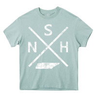 Arona vintage nashville retro nsh cross t shirt Heavy Core Tee - linhVisuals