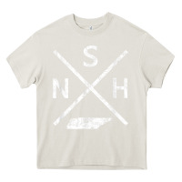 Cream vintage nashville retro nsh cross t shirt Heavy Core Tee - linhVisuals