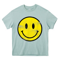 Arona vintage retro happy smiley face 80's 90's aesthetic t shirt Heavy Core Tee - linhVisuals
