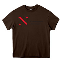 Chocolate Brown The the northeastern Heavy Core Tee - linhVisuals