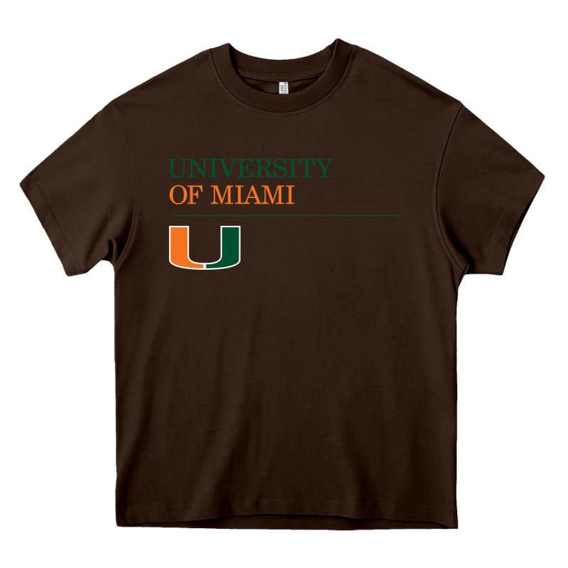 The University Of Miami Heavy Core Tee by linhVisuals | Teevron