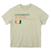 Mossy The university of miami Heavy Core Tee - linhVisuals