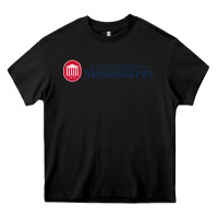 Black The university of mississippi Heavy Core Tee - linhVisuals