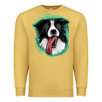 Antique Gold border collie Premium Sweatshirt - Jasminsmagicworld