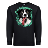 Black border collie Premium Sweatshirt - Jasminsmagicworld