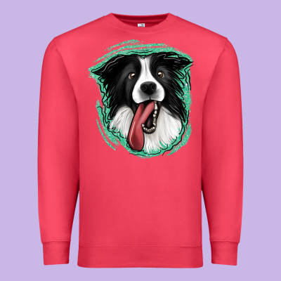 Border Collie Premium Sweatshirt Designed By Jasminsmagicworld