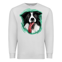 Dove Grey border collie Premium Sweatshirt - Jasminsmagicworld
