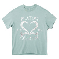 Arona plato retreat club vintage retro nyc t shirt Heavy Core Tee - linhVisuals