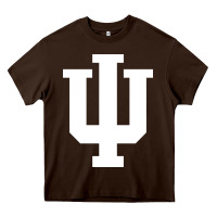 Chocolate Brown Indiana Hoosiers, gear Heavy Core Tee - linhVisuals