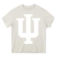 Cream Indiana Hoosiers, gear Heavy Core Tee - linhVisuals