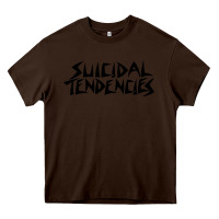Chocolate Brown suicidal tendencies Heavy Core Tee - linhVisuals