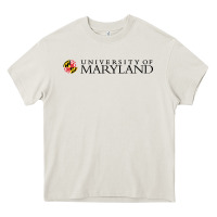 Cream University of Maryland, College Park, Heavy Core Tee - linhVisuals