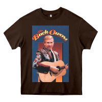 Chocolate Brown the buck owens collection Heavy Core Tee - linhVisuals