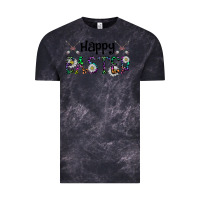 Cloud Black Happy Easter Vintage Tee - CowhideDigitalArt