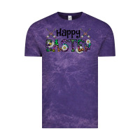 Cloud Purple Happy Easter Vintage Tee - CowhideDigitalArt