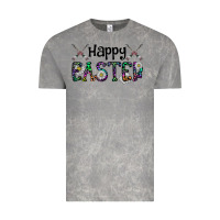 Cloud Rock Happy Easter Vintage Tee - CowhideDigitalArt