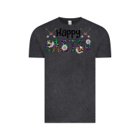 Vintage Black Happy Easter Vintage Tee - CowhideDigitalArt