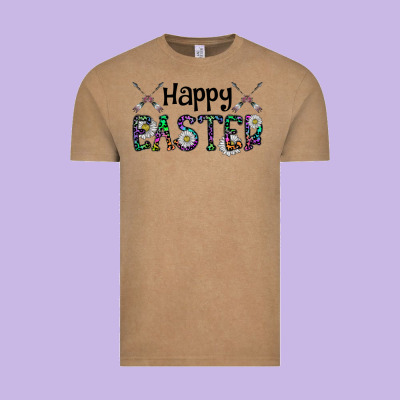 Happy Easter Vintage Tee Designed By Cowhidedigitalart