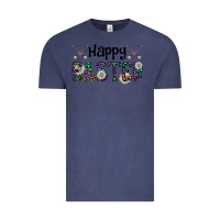 Vintage Denim Happy Easter Vintage Tee - CowhideDigitalArt
