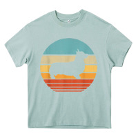 Arona corgi retro vintage 60s 70s sunset dog lovers men women t shirt Heavy Core Tee - linhVisuals
