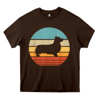 Corgi Retro Vintage 60s 70s Sunset Dog Lovers Men Women T Shirt Heavy Core Tee | Teevron