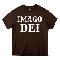 Chocolate Brown imago dei image of god christian t shirt reformed jesus Heavy Core Tee - linhVisuals