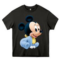 Asphalt baby micke  mouse Heavy Core Tee - linhVisuals