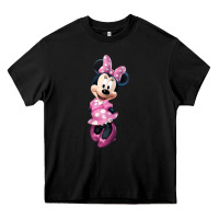 Black minni mouse Heavy Core Tee - linhVisuals
