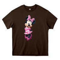 Chocolate Brown minni mouse Heavy Core Tee - linhVisuals