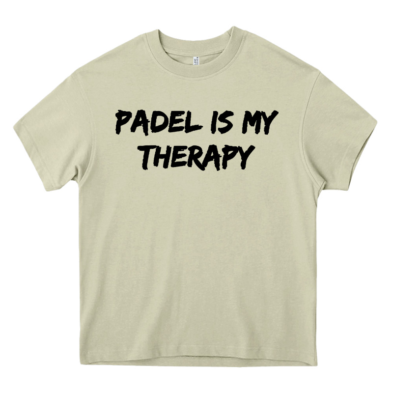 Padel Is My Therapy Heavy Core Tee by linhVisuals | Teevron