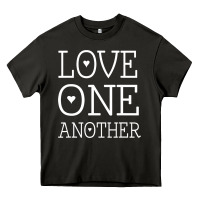 Asphalt love one another jesus quote christian t shirt Heavy Core Tee - linhVisuals