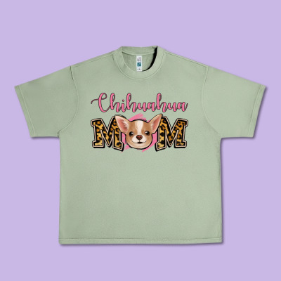 Chihuahua Mom Urban Heavy Tee Designed By Jasminsmagicworld