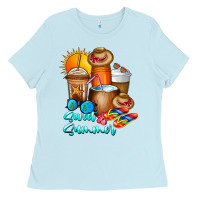 Baby Blue Sweet Summer Ladies Tee - CowhideDigitalArt