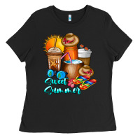 Black Sweet Summer Ladies Tee - CowhideDigitalArt